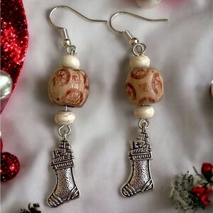 Christmas Earrings-stockings